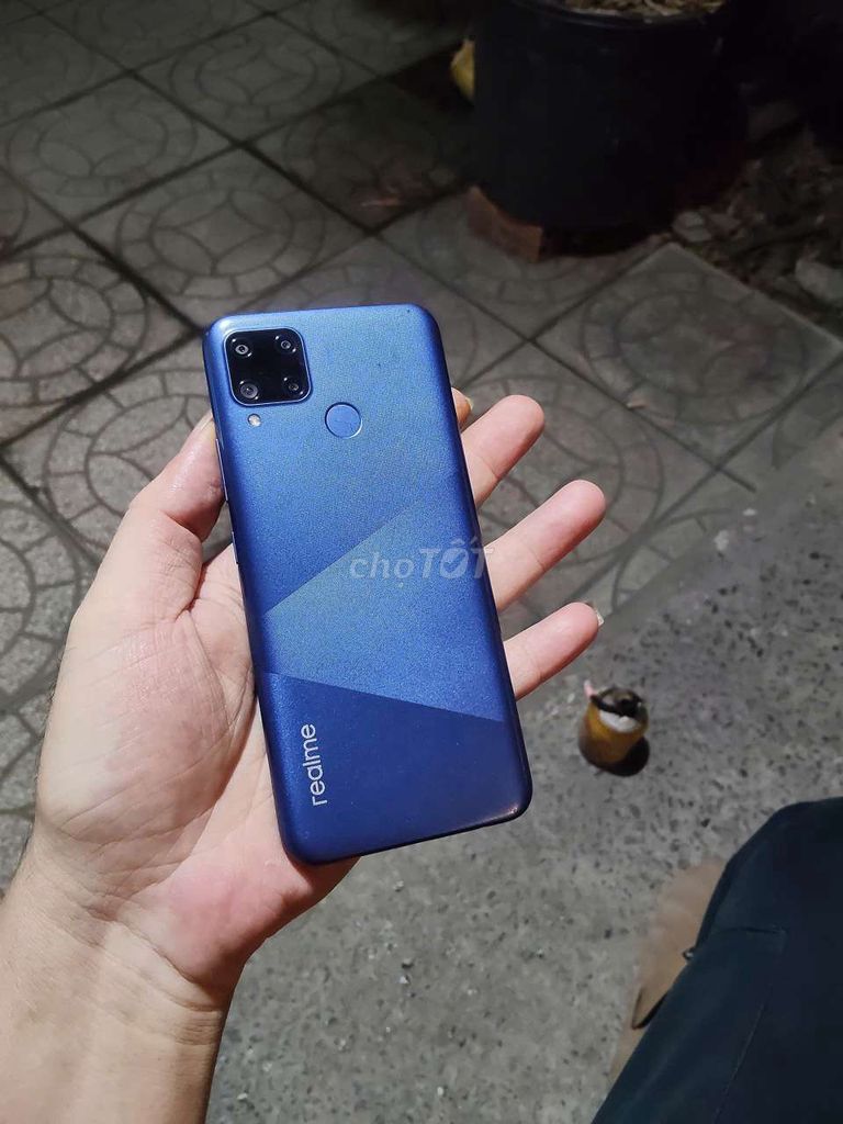 Realme C15 4/64 pin 6000.nứt kính chữa cháy ok. Mua bán Điện thoại tại Quận Bình Thuỷ Cần Thơ được đăng bởi cầu rạch súc 91b Nguyễn Văn Linh  hình 1