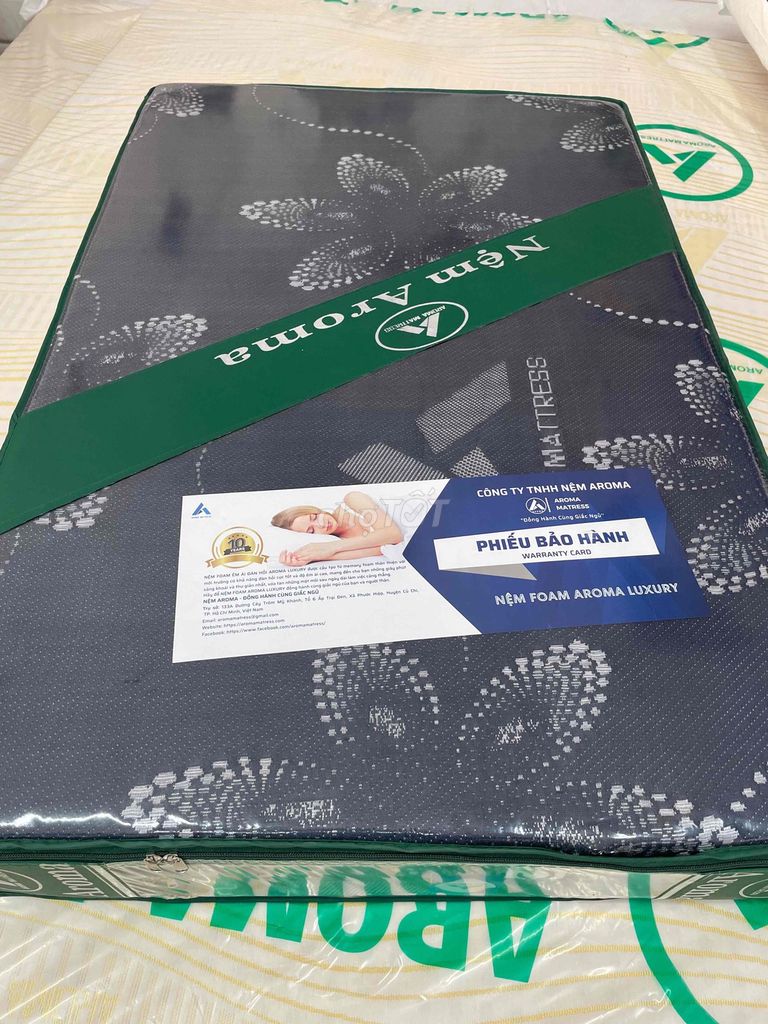 Nệm Foam Aroma Luxury 100x200x5cm. Mua bán Giường, chăn ga gối nệm tại Thành phố Vĩnh Long Vĩnh Long được đăng bởi Long Vĩnh hình 1