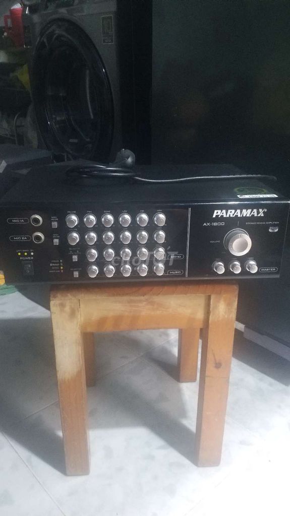 Amply Paramax AX-1800 Đen Công suất mạnh mẽ. Mua bán Tivi, Âm thanh tại Quận Bình Tân Tp Hồ Chí Minh được đăng bởi Huy Hoàng Đặng Hữu hình 1