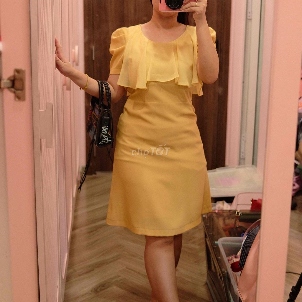 Đầm Mari & Jei Nữ Vàng Hàn Quốc Size L 95%. Mua bán Quần áo tại Quận 6 Tp Hồ Chí Minh được đăng bởi Thriftshop Ifla hình 1