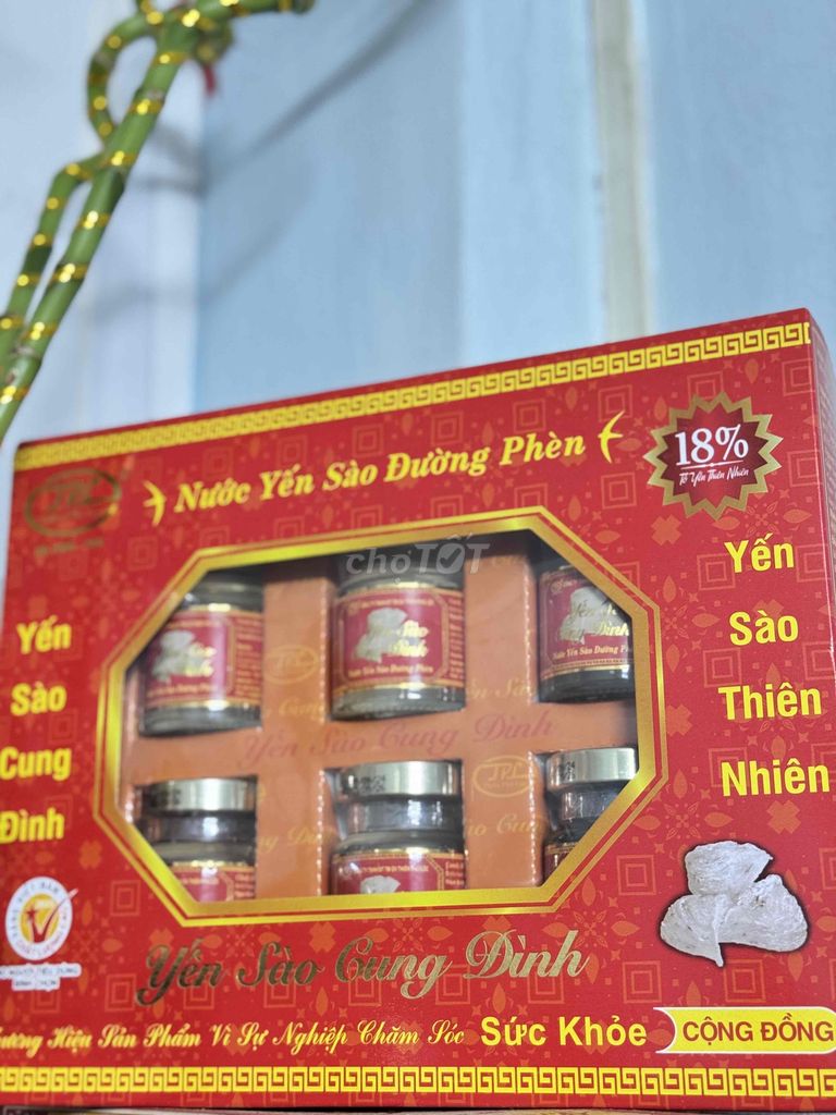 Nước yến Đường phèn 18% tổ yến cao cấp