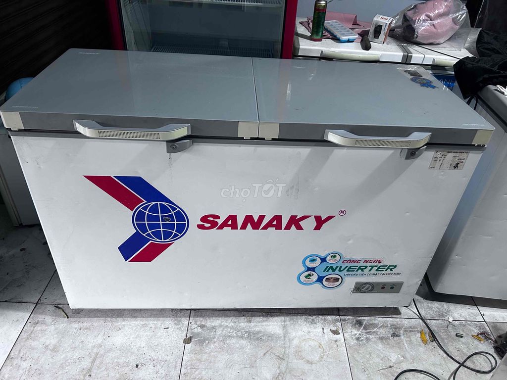 Tủ đông Sanaky 305 lít đẹp. Mua bán Tủ lạnh tại Thành phố Thủ Đức Tp Hồ Chí Minh được đăng bởi Điện Lạnh Xuân Hiệp hình 1