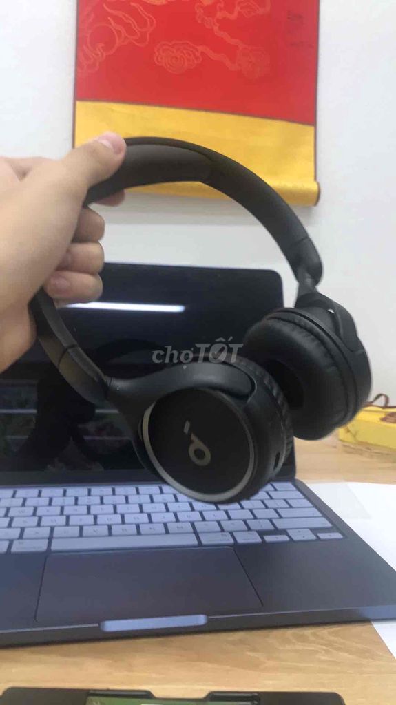 Tai nghe Anker h30i chụp tai Đen. Mua bán Tivi, Âm thanh tại Quận Hà Đông Hà Nội được đăng bởi Gia Bách hình 1