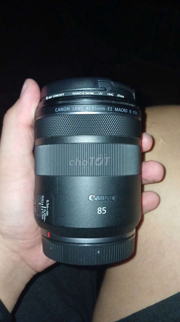 Ống kính Canon RF 85mm F2 Macro IS STM Đen. Mua bán Máy ảnh, Máy quay tại Quận Hà Đông Hà Nội được đăng bởi Đức Cường hình 1