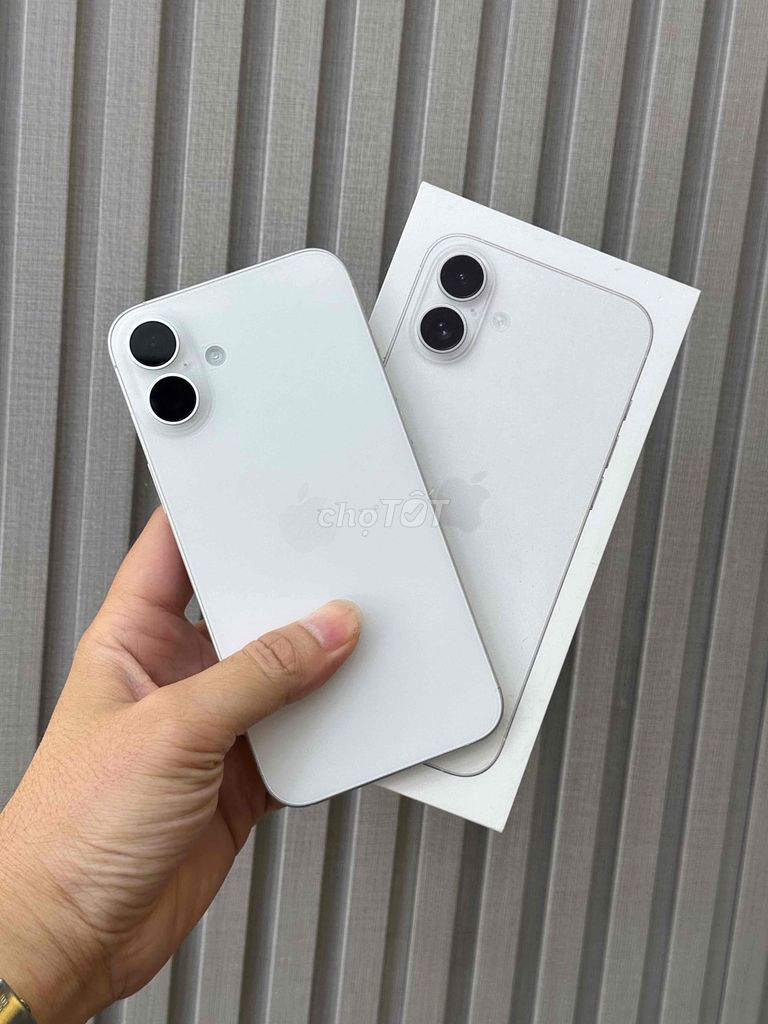 16 Plus 128GB Trắng VN Pin 100 sạc 4L Bh 4/2027. Mua bán Điện thoại tại Quận Ninh Kiều Cần Thơ được đăng bởi Quý Mobile Cần thơ hình 1