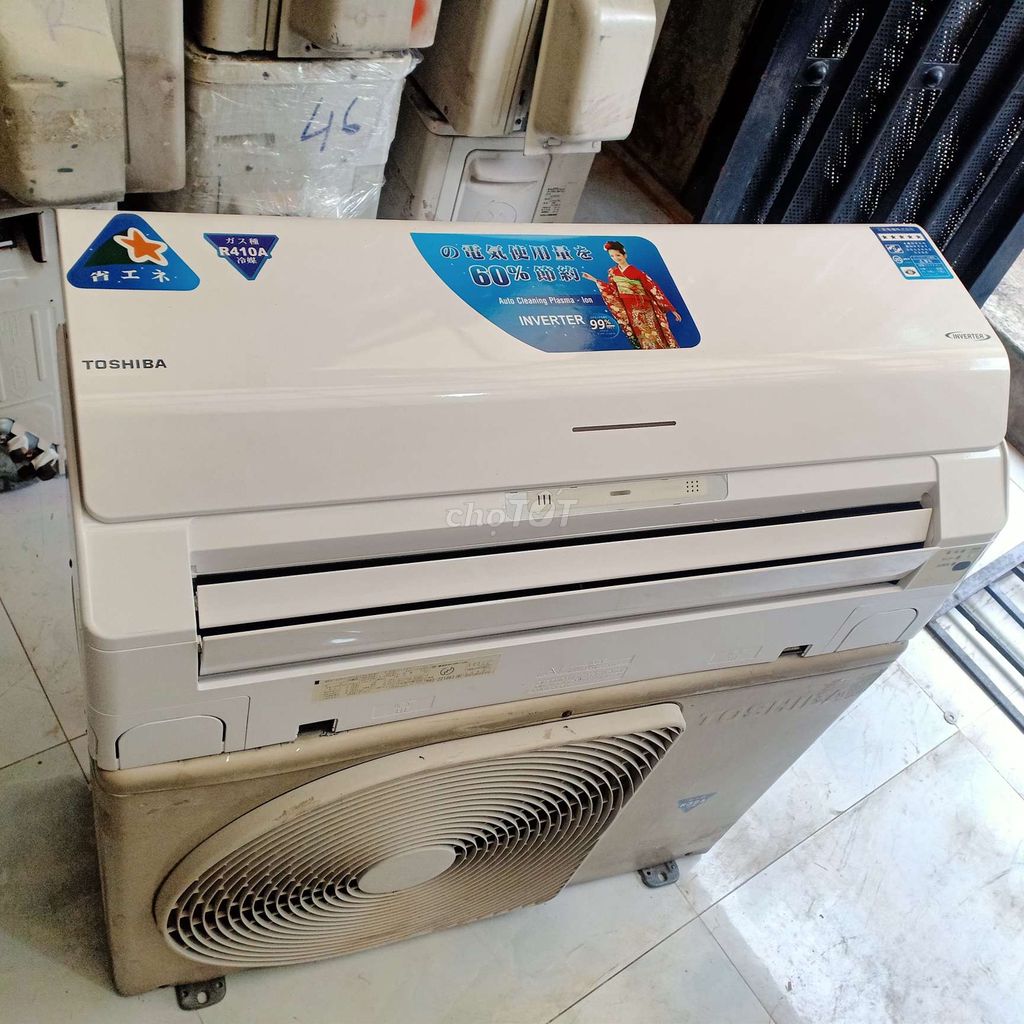 Máy lạnh Toshiba 2.5hp inverter Nhật mới 98%