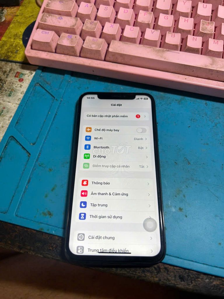 Apple iPhone X 64GB Đen Đã sử dụng. Mua bán Điện thoại tại Huyện Dầu Tiếng Bình Dương được đăng bởi Apple Care DT hình 1