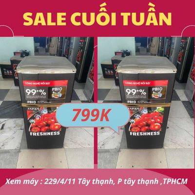SALE CUỐI TUẦN 👉👉 SANYO 110L = MÁY ZIN = 799K. Mua bán Tủ lạnh tại Quận Tân Phú Tp Hồ Chí Minh được đăng bởi Nam Tiến 