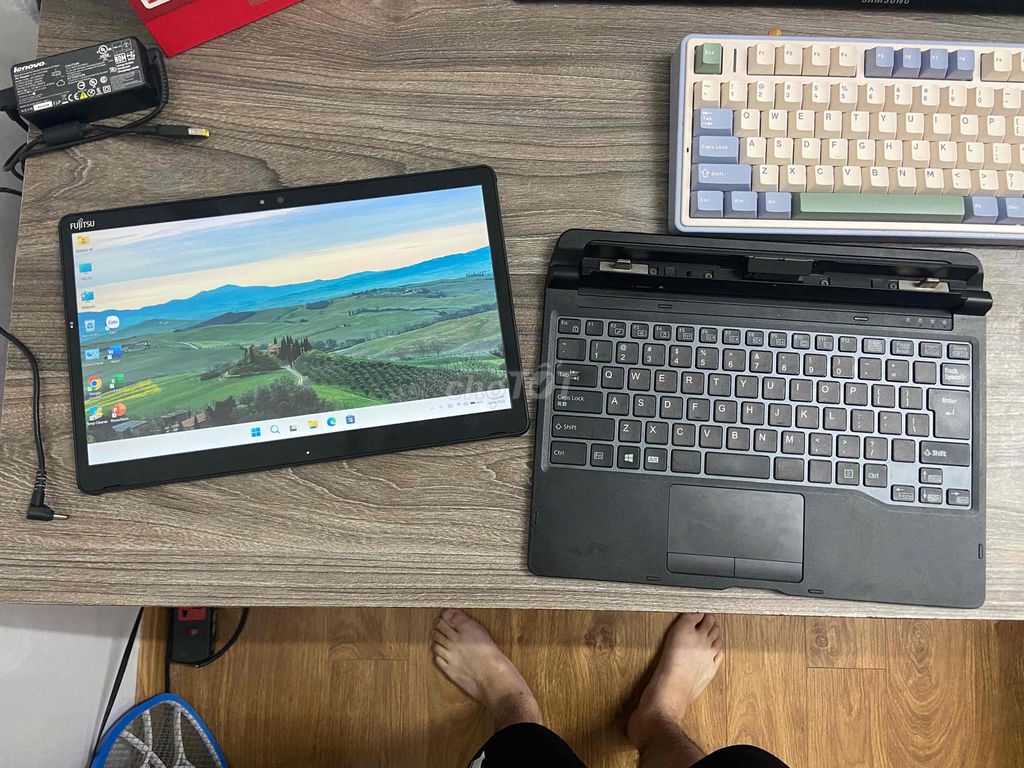 Fujitsu Q738 i5 8350u ram 8gb ssd 256gb màn fullhd. Mua bán Laptop tại Quận Hoàng Mai Hà Nội được đăng bởi Loan  hình 1