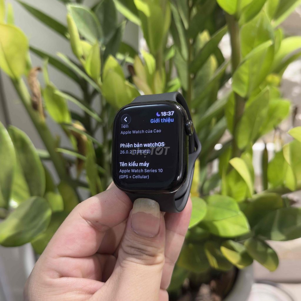Apple Watch Series 10 46mm Jet Black Esim LTE. Mua bán Thiết bị đeo thông minh tại Quận Hoàng Mai Hà Nội được đăng bởi Nguyễn Lương Quyết hình 1