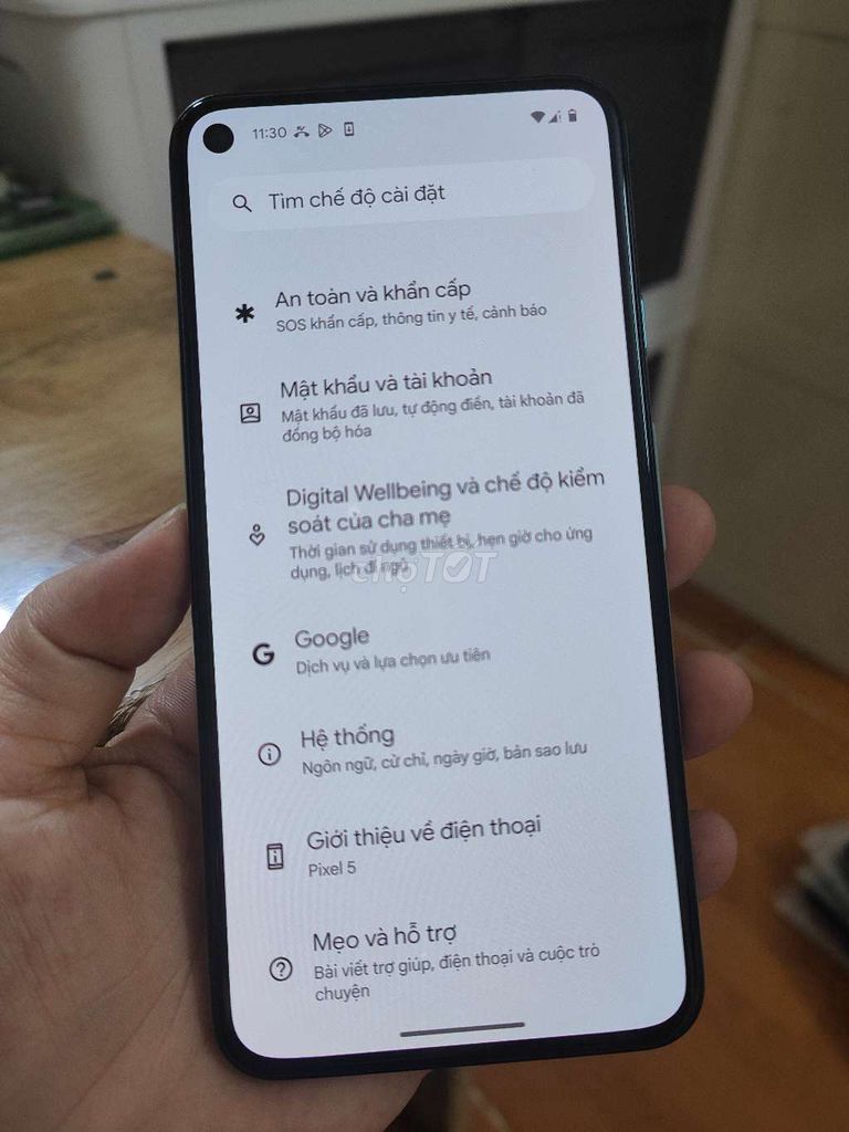 Google Pixel 5 Quốc Tế