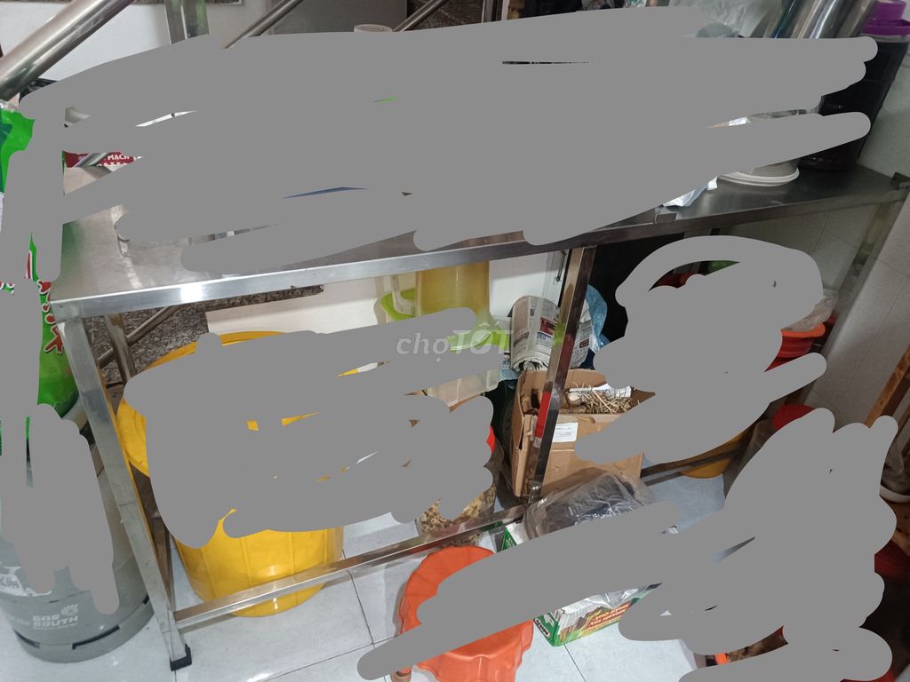 Bàn Inox Bạc 168x47x90cm. Mua bán Bàn ghế tại Quận 8 Tp Hồ Chí Minh được đăng bởi Chung Hao Ta hình 1