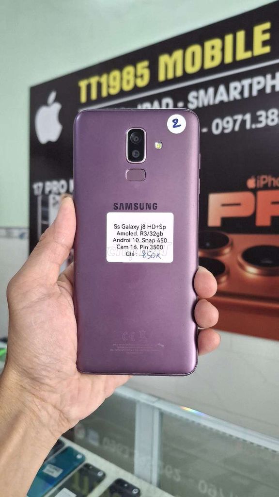 Samsung Galaxy J8 3GB/32GB Tím. Mua bán Điện thoại tại Thành phố Thủ Dầu Một Bình Dương được đăng bởi TTMobileBD hình 1