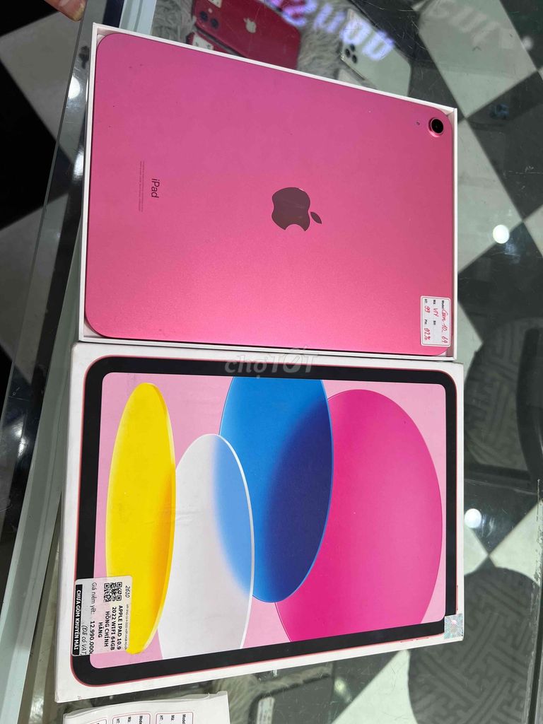 Apple iPad Gen 10 64GB Wifi Hồng. Mua bán Máy tính bảng tại Quận Đống Đa Hà Nội được đăng bởi iClean Shop Văn hình 1