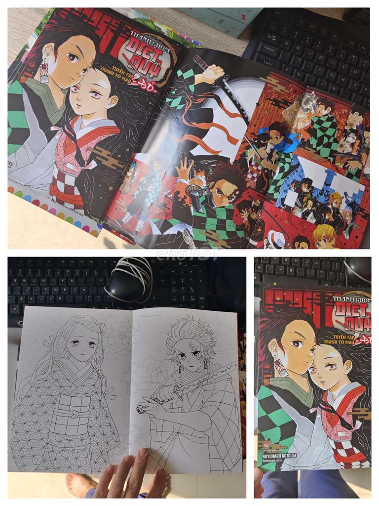 Sách tô màu Thanh Gươm Diệt Quỷ. Mua bán Sách tại Quận Phú Nhuận Tp Hồ Chí Minh được đăng bởi Tuấn Anh hình 1
