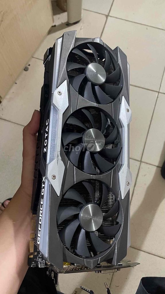 Card đồ họa Zotac GTX 1080 Ti Extreme. Mua bán Linh kiện (RAM, Card...) tại Huyện Sóc Sơn Hà Nội được đăng bởi Thành Công hình 1