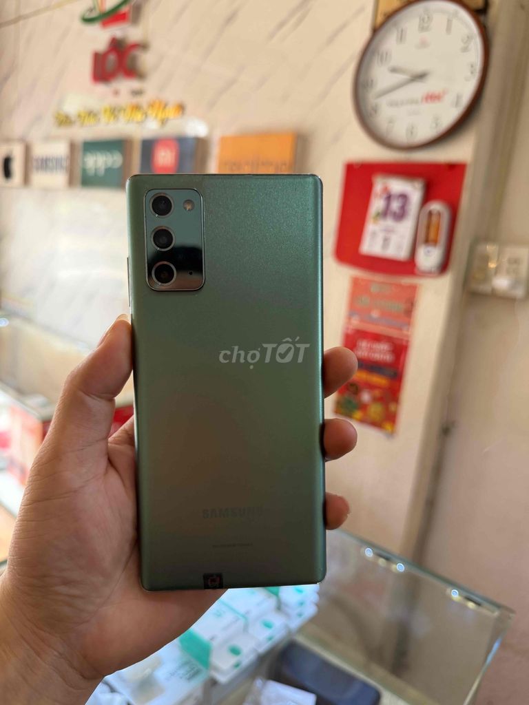Samsung Note 20 256GB Xanh rêu Nguyên zin. Mua bán Điện thoại tại Thành phố Huế Thừa Thiên Huế được đăng bởi LỘC STORE 130 BÙI THỊ XUÂN TP HUẾ hình 1