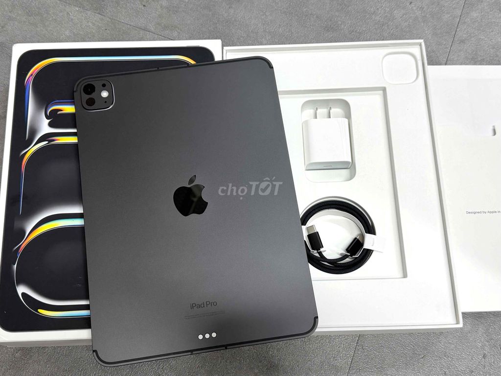 Apple iPad Pro M4 11 inch 512gb + 5G Black Pin 97%. Mua bán Máy tính bảng tại Quận 10 Tp Hồ Chí Minh được đăng bởi Táo Tốt Apple  hình 1