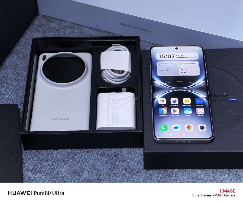 Vivo X200 Ultra 12GB/256GB 99,9% fullbox sạc 25lần. Mua bán Điện thoại tại Quận 7 Tp Hồ Chí Minh được đăng bởi TMH hình 1