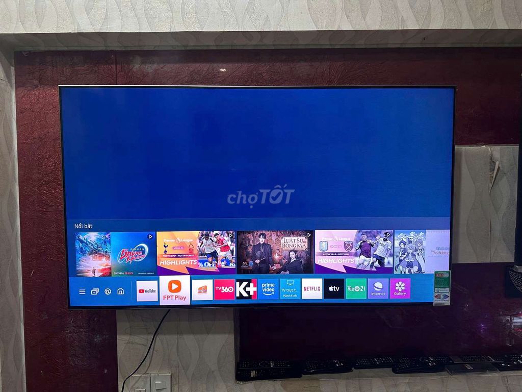 Tivi Samsung Qled 55" công nghệ âm thanh 60W. Mua bán Tivi, Âm thanh tại Quận 7 Tp Hồ Chí Minh được đăng bởi Hoàng Long Tivi  hình 1
