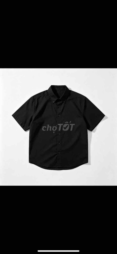 Áo Sơ Mi Đen Boxy. Mua bán Quần áo tại Quận Hai Bà Trưng Hà Nội được đăng bởi Khải Tạ hình 1