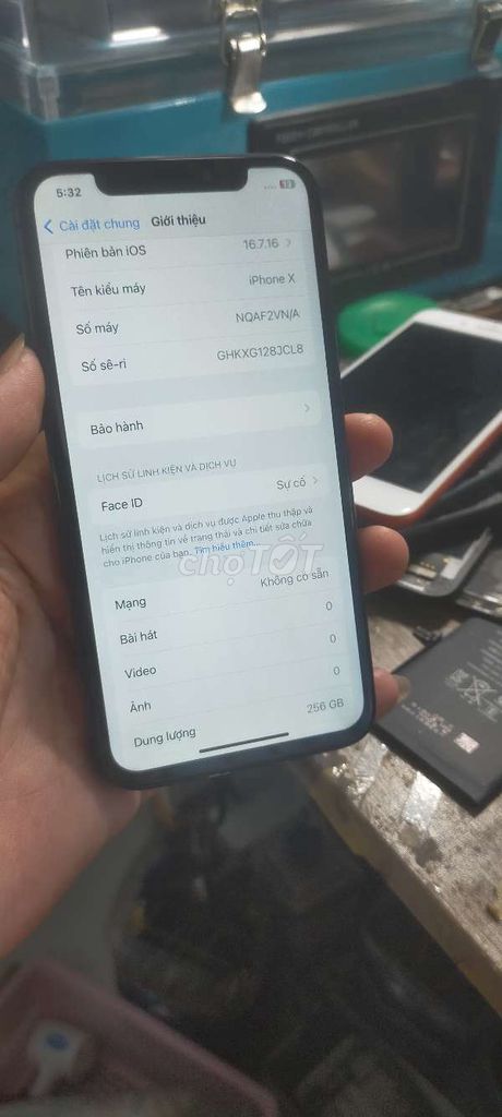 iPhone X 256GB Đen Màn hình lô LCD. Mua bán Điện thoại tại Quận 7 Tp Hồ Chí Minh được đăng bởi điện thoại cỏ hình 1