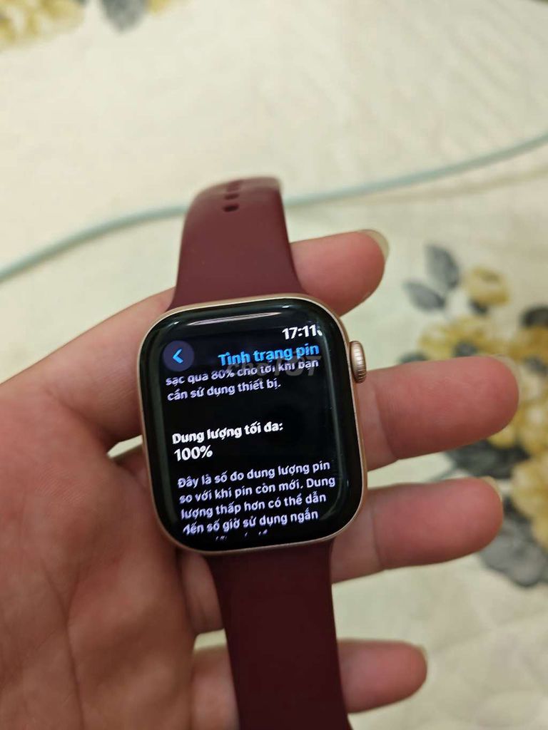 Apple Watch Series 10 Vàng hồng. Mua bán Thiết bị đeo thông minh tại Thành phố Đà Lạt Lâm Đồng được đăng bởi Bảo hình 1