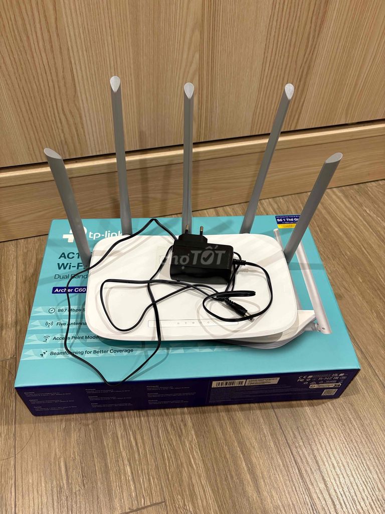 Bán Router Wifi Tp link Archer C60 AC1350