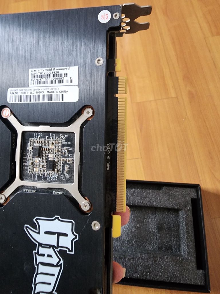 Card đồ họa Palit GameRock GTX 1080 Ti. Mua bán Linh kiện (RAM, Card...) tại Quận Gò Vấp Tp Hồ Chí Minh được đăng bởi Phan Thanh Khải hình 1