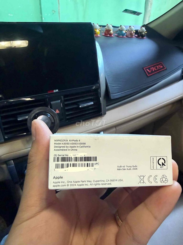Apple AirPods 4 2024 Trắng Mới. Mua bán Tivi, Âm thanh tại Thị xã Tân Uyên Bình Dương được đăng bởi Phan Văn Thảo hình 1