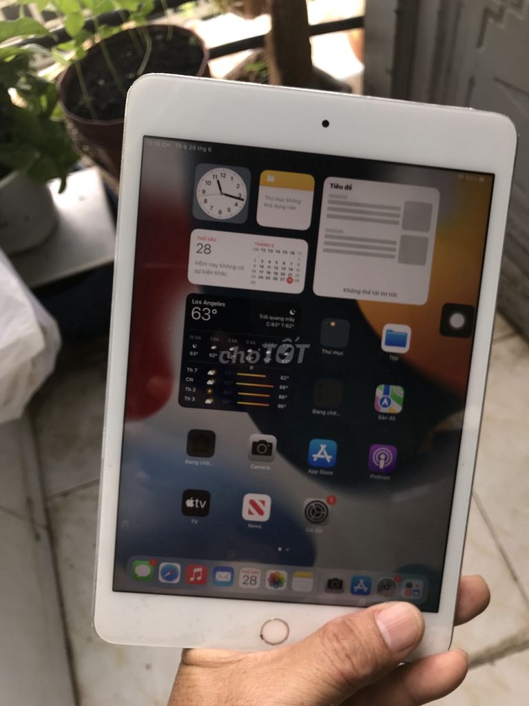 Apple ipad mini 4,128G.Xài ok .Full vân tay. Mua bán Máy tính bảng tại Quận 12 Tp Hồ Chí Minh được đăng bởi Văn Thanh hình 4