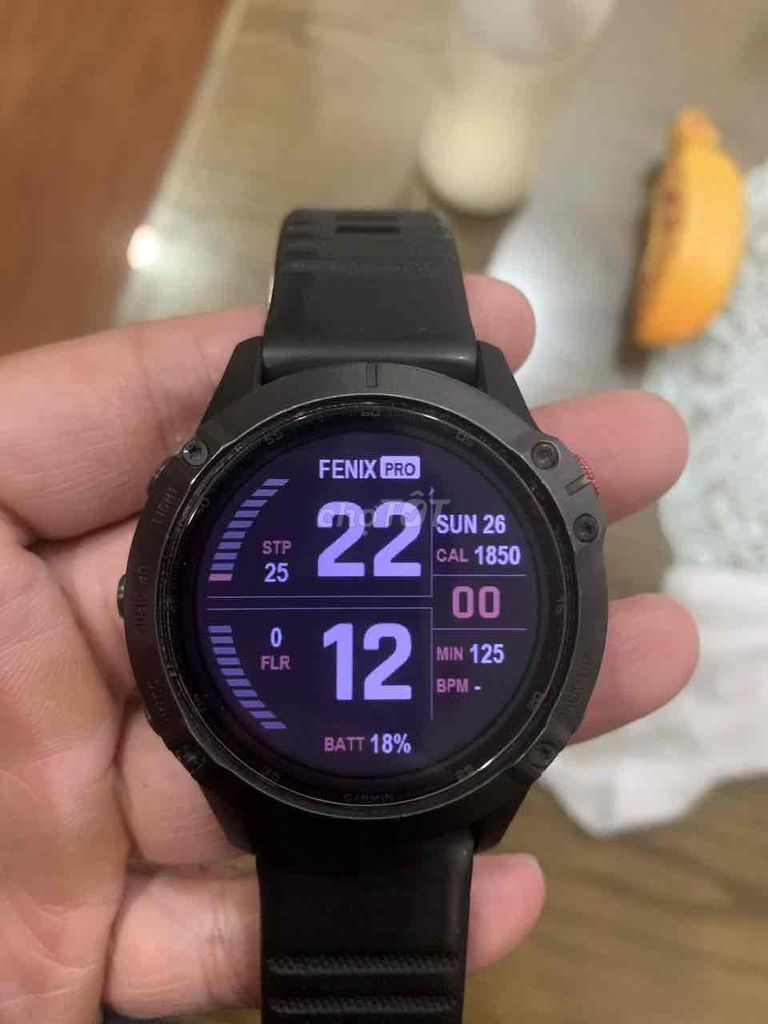 bán garmin fenix 6 pro solar. Mua bán Thiết bị đeo thông minh tại Quận Hoàng Mai Hà Nội được đăng bởi Quốc Toản hình 1