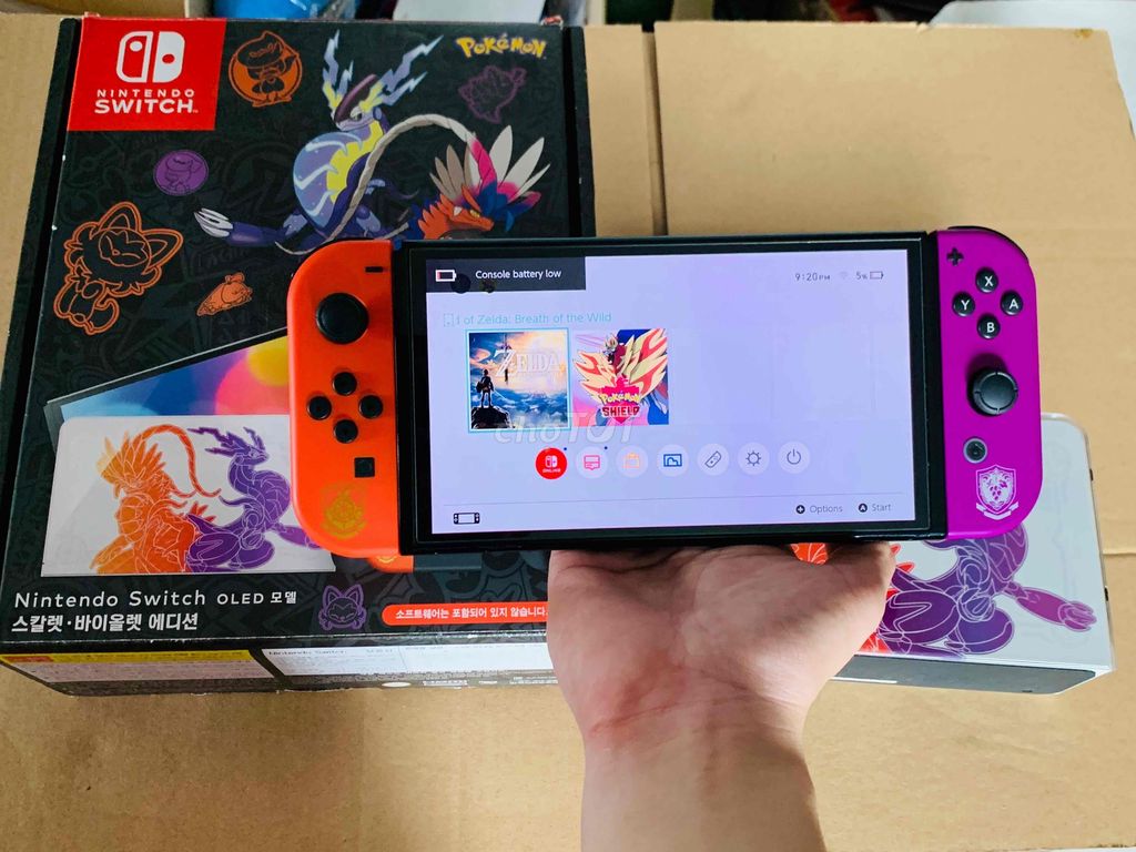 Nintendo Switch OLED Pokemon Zin Fullbox likenew