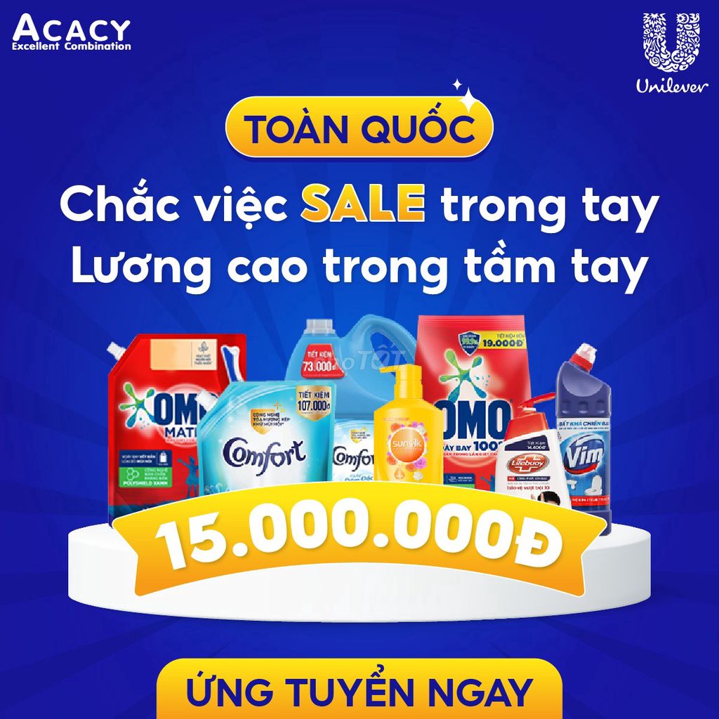 Unilever Tuyển Dụng Nhân Viên Tiếp Thị