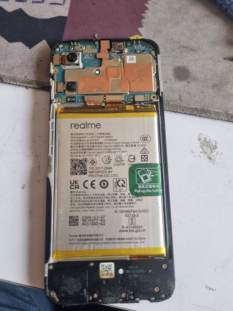 Realme Note 50 Hư màn, main zin Xanh. Mua bán Điện thoại tại Quận 1 Tp Hồ Chí Minh được đăng bởi Hội Đồ Điện Tử hình 1