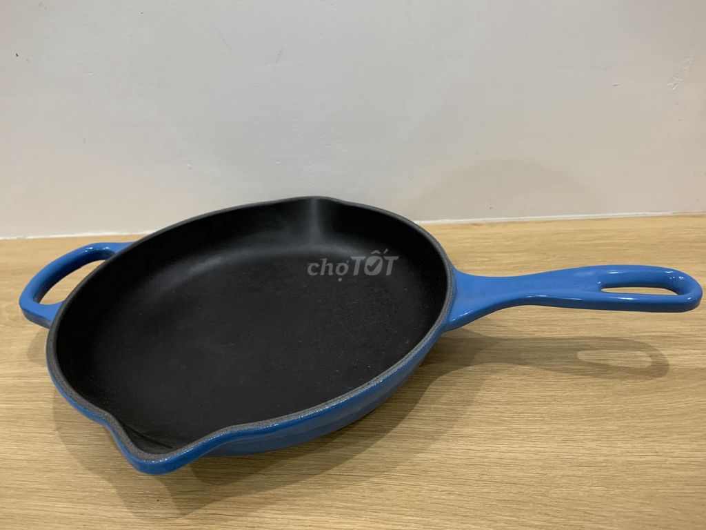 Chảo gang Le Creuset xanh Pháp mới. Mua bán Dụng cụ nhà bếp tại Quận Hải An Hải Phòng được đăng bởi Nhật Japan  hình 1