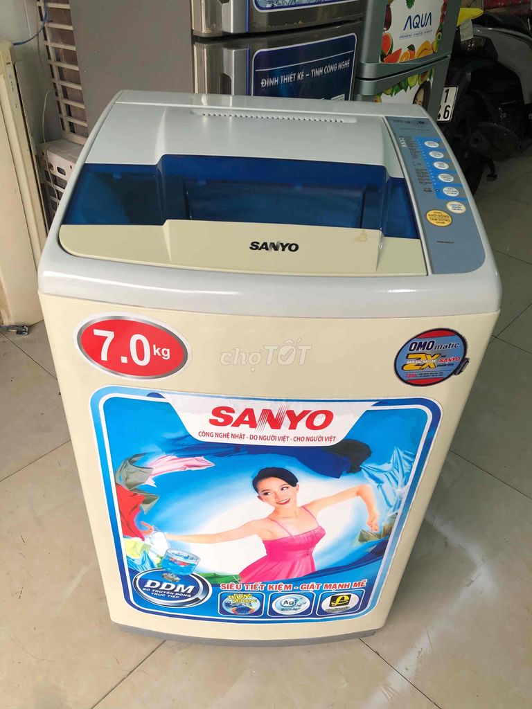 thanh lý máy giặt sanyo 7kg