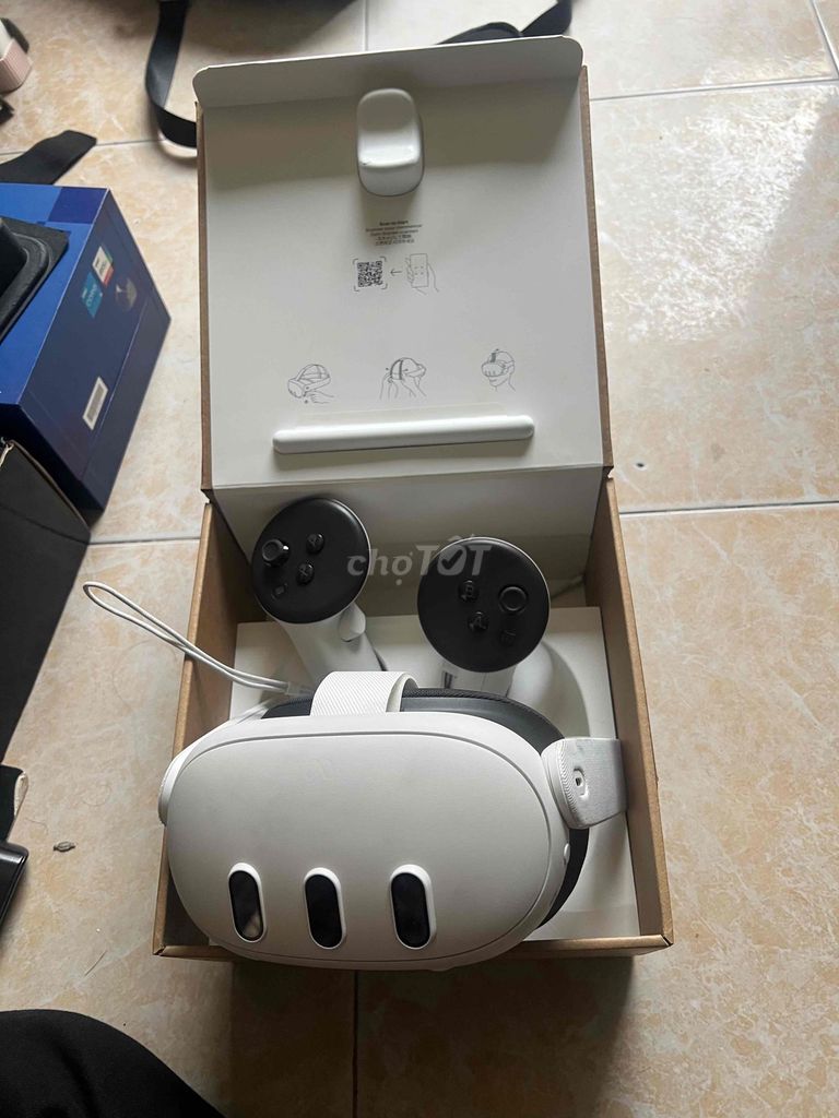 Kính thực tế ảo Meta Quest 3 512GB Trắng Like new. Mua bán Thiết bị đeo thông minh tại Quận 8 Tp Hồ Chí Minh được đăng bởi Huỳnh Ngọc Thái  hình 1