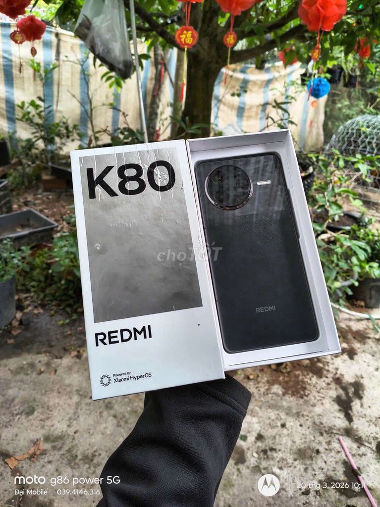 Redmi K80 5G 512Gb Fullbox ( Có giao lưu ). Mua bán Điện thoại tại Thành phố Vĩnh Long Vĩnh Long được đăng bởi Đại Mobile Báo đúng tình trạng  hình 1