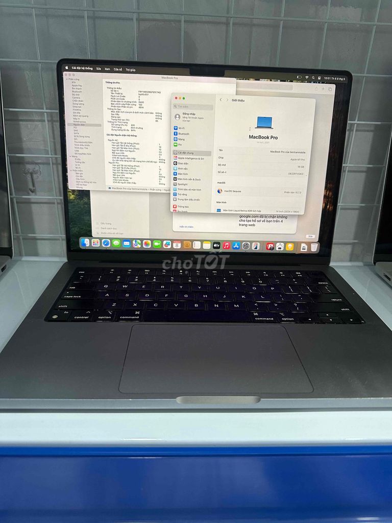 💻  #MacBookPro M1 Pro 14” 16GB/512GB Pin 84 zin al. Mua bán Laptop tại Quận 5 Tp Hồ Chí Minh được đăng bởi Phan Thế Phong  hình 1