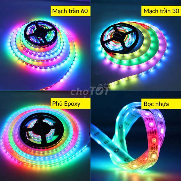 Dây LED 2835 12V Đa sắc cuộn 5m. Mua bán Đèn tại Thành phố Vũng Tàu Bà Rịa - Vũng Tàu được đăng bởi CRT Suri hình 1