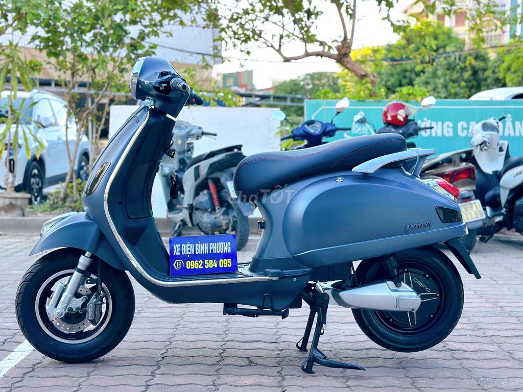 Xe máy điện Dibao Pansy Xám sần