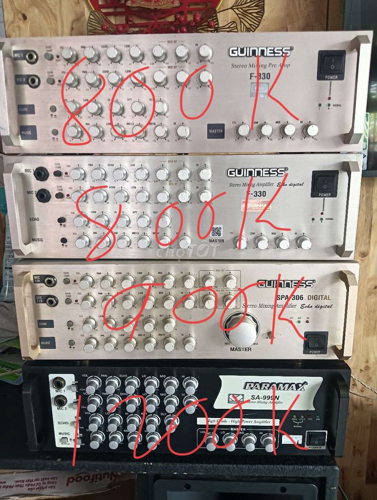 Amply karaoke Guinness F-330 Bạc. Mua bán Tivi, Âm thanh tại Thị xã Bến Cát Bình Dương được đăng bởi anh hình 1