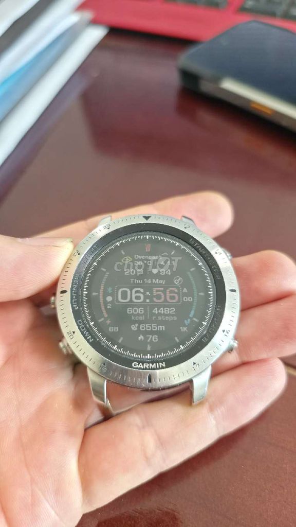 Garmin Fenix Chronos Thép Bạc Nam. Mua bán Thiết bị đeo thông minh tại Thành phố Việt Trì Phú Thọ được đăng bởi Đặng Thanh Chung hình 1