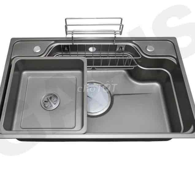 Chậu rửa bán nguyệt Garis GS11.78 Inox 304. Mua bán Thiết bị vệ sinh, nhà tắm tại Quận Thanh Khê Đà Nẵng được đăng bởi Nội thất bếp trọn gói TST  hình 1