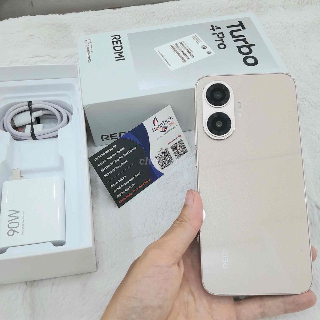 Xiaomi Redmi Turbo 4 Pro 12GB/256GB Vàng Hồng. Mua bán Điện thoại tại Quận 3 Tp Hồ Chí Minh được đăng bởi Hạnh Tech hình 1