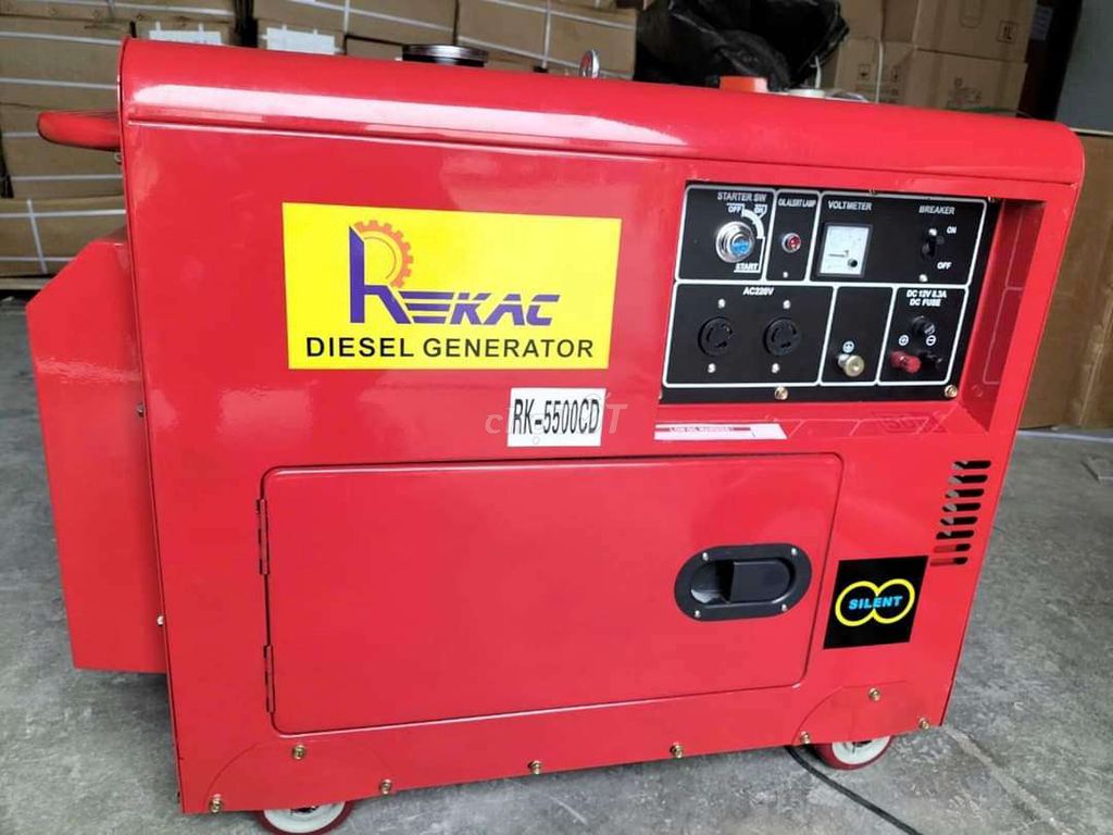 Máy phát điện 1 pha chạy dầu 5.5kw