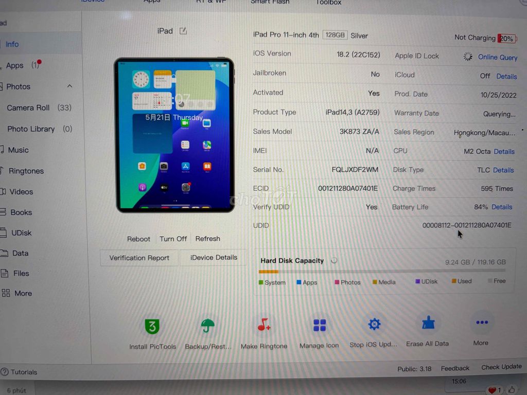 Apple iPad Pro M2 11 inch 128GB. Mua bán Máy tính bảng tại Huyện Thanh Trì Hà Nội được đăng bởi Đoàn Xuân Tùng hình 1