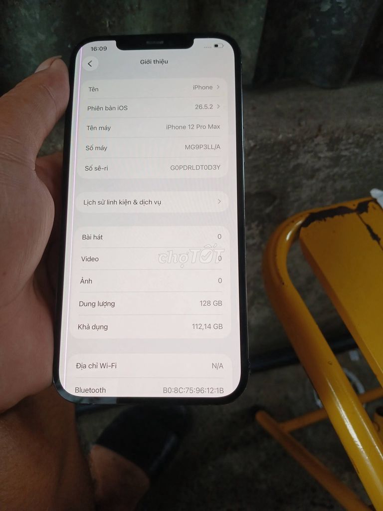 Apple iPhone 12 Pro Max 128GB Xanh Lỗi Wifi. Mua bán Điện thoại tại Quận 5 Tp Hồ Chí Minh được đăng bởi Hội Đồ Điện Tử hình 1