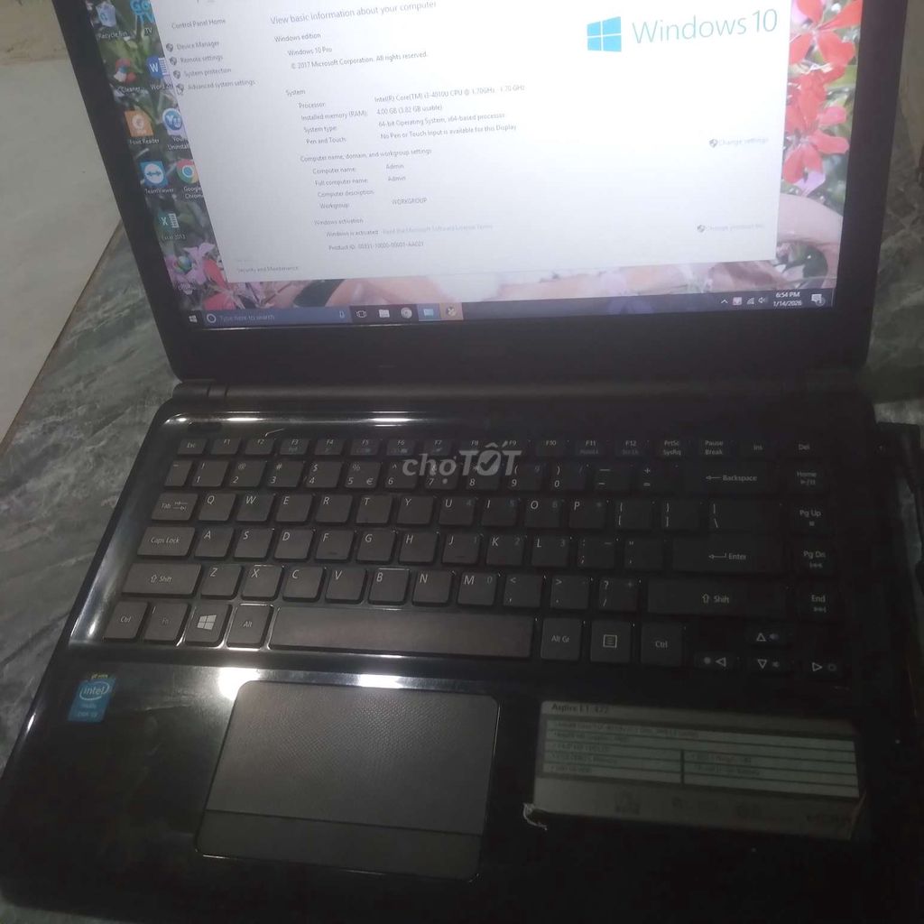 Laptop i3 gen 4 4g 320g màu đen bóng rất đẹp. Mua bán Laptop tại Thành phố Dĩ An Bình Dương được đăng bởi Thanh Bình hình 1